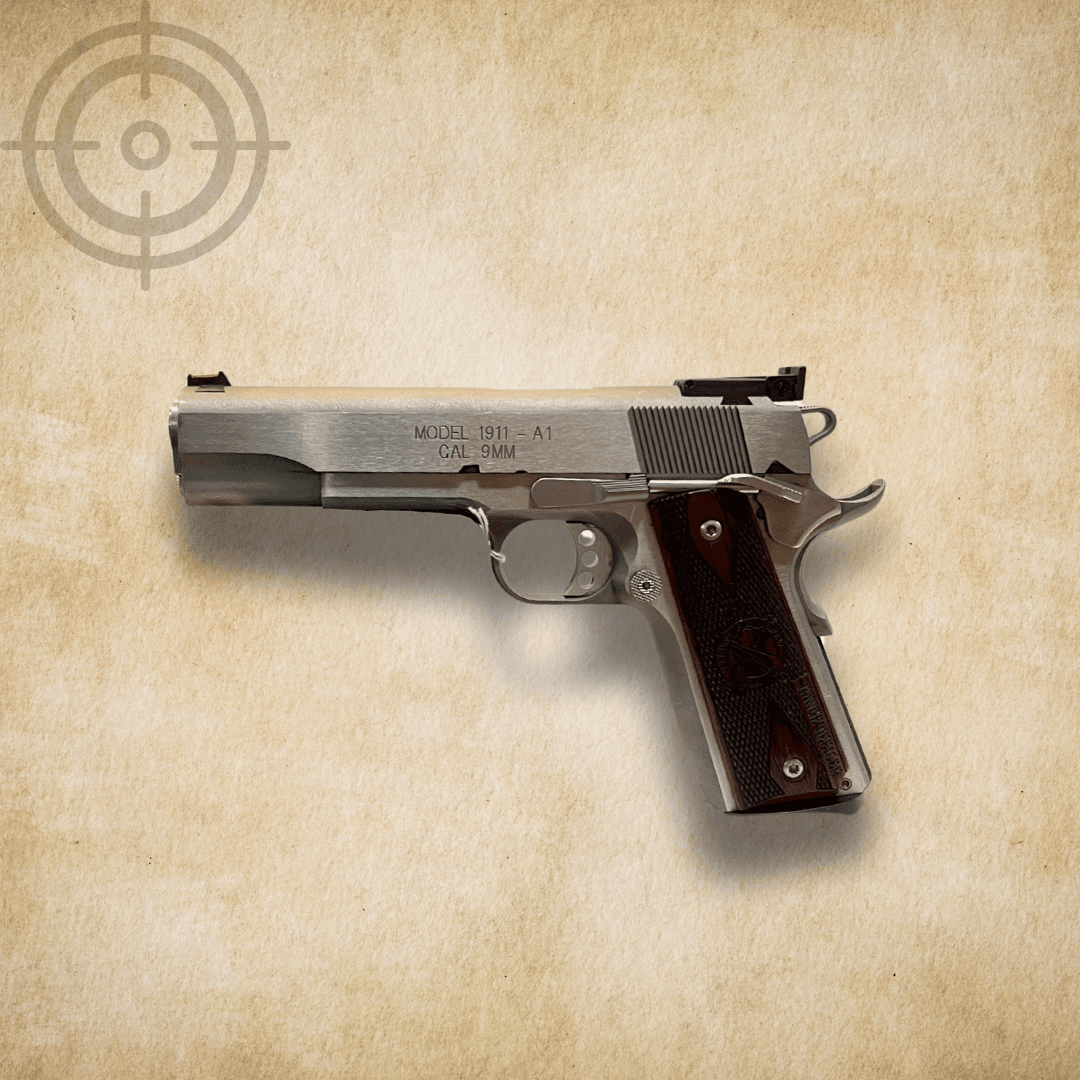 Springfield Range Officer Model 1911-A1 9mm Pistol 